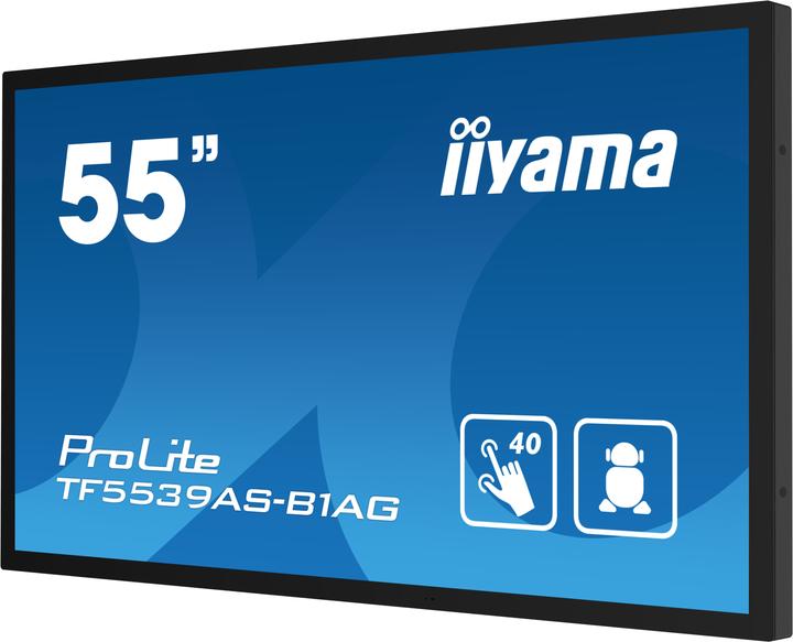 Actual product image iiyama 139cm (54.6") TF5539AS-B1AG 16:9 M-Touch 2xHDMI+Dp (3840 x 2160 Pixels, 54.60")