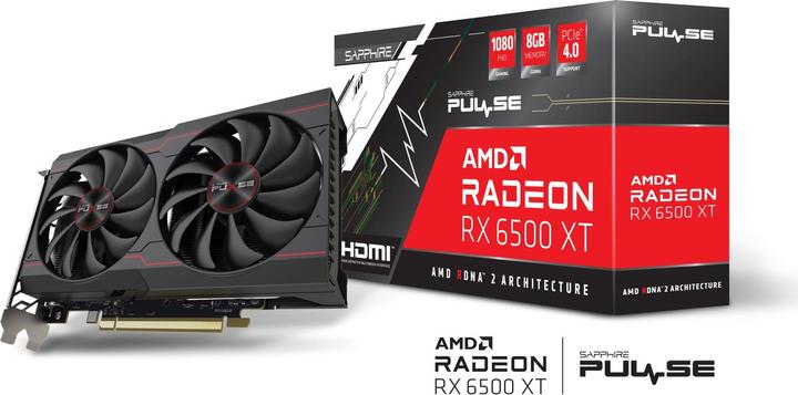 Actual product image Sapphire Pulse Radeon RX 6500 XT OC (8 GB)