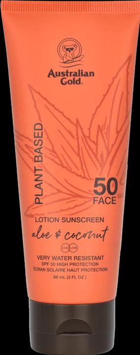 Actual product image Australian Gold Plant Based Face Lotion SPF50 88ml (Sun cream face, SPF 50, 88 ml)