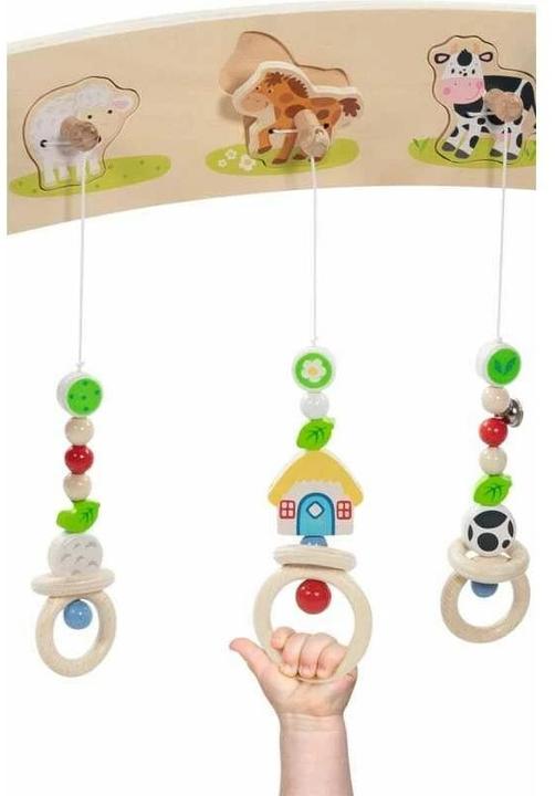 Actual product image Goki Baby-Fit Animal Voices Farm, Grip and Play Trainer
