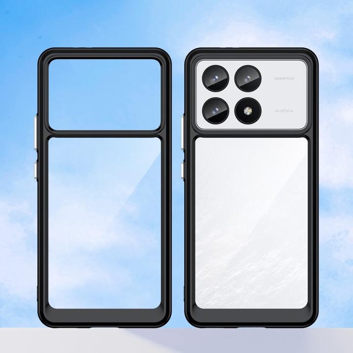 Productafbeelding Cover-Discount Xiaomi Poco F6 Pro - Beschermend acryl hoesje voor mobiele telefoon met opstaande rand (Xiaomi Poco F6 Pro)
