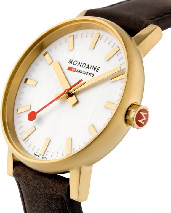 Produktbild Mondaine Evo2 - Ip Gold (Analoguhr, 40 mm)