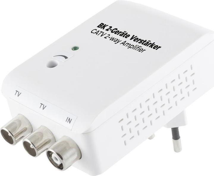 Shiverpeaks ®-BASIC-S-amplificateur d'antenne, double, 20 dB, IEC (20 dB, Câble d'antenne)