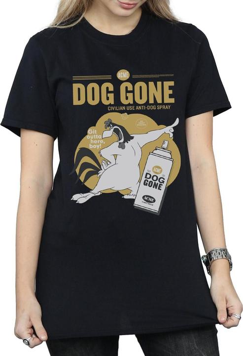 Actual product image Looney Tunes Womens/Ladies Dog Gone Foghorn Leghorn Cotton Boyfriend T-Shirt (L)