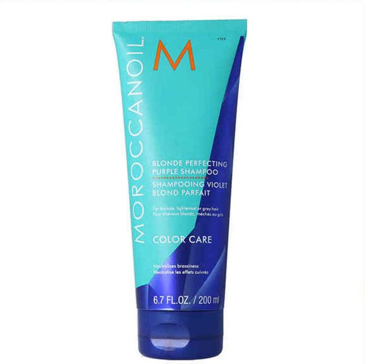 Actual product image Moroccanoil Color Care Blonde Perfecting Purple (200 ml, Silver shampoo)