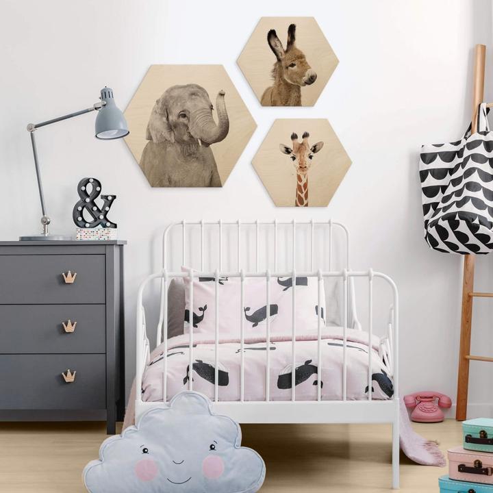 Immagine prodotto Trenddeko Giraffa bambino (35 x 30 cm)
