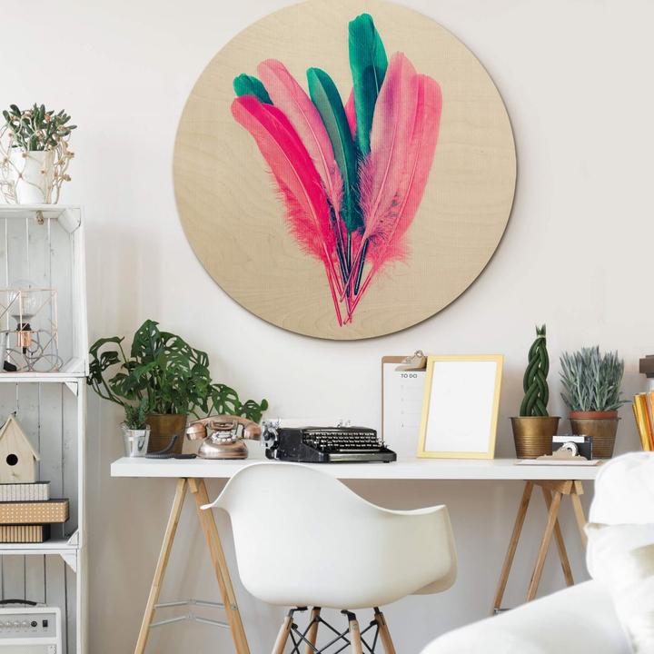 Produktbild Trenddeko Feder Bouquet (Ø 30 cm)