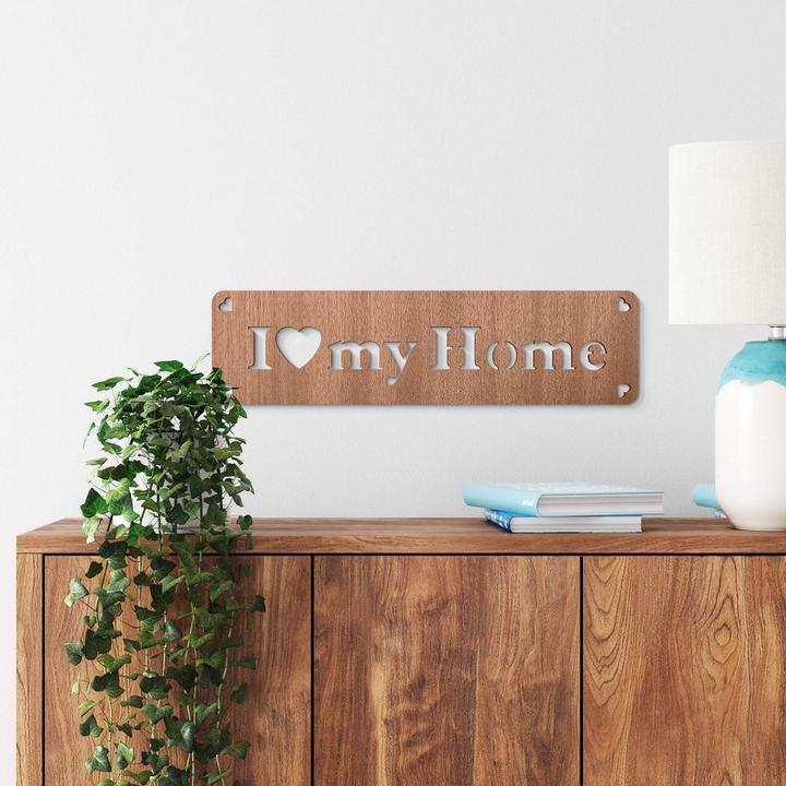 Produktbild Trenddeko I love my home (40 x 11 cm)