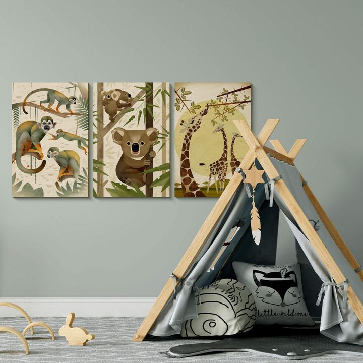 Produktbild Trenddeko Squirrel Monkeys (20 x 30 cm)