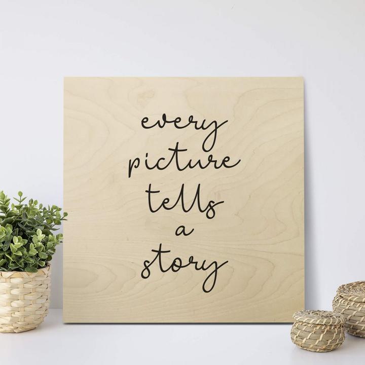 Produktbild Trenddeko Every picture tells a story (20 x 20 cm)