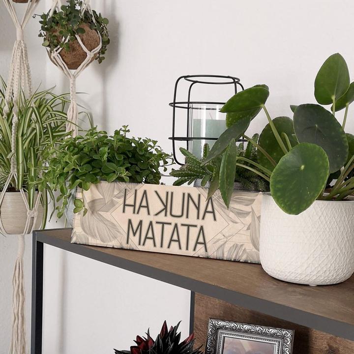 Produktbild Trenddeko Hakuna Matata (30 x 10 cm)