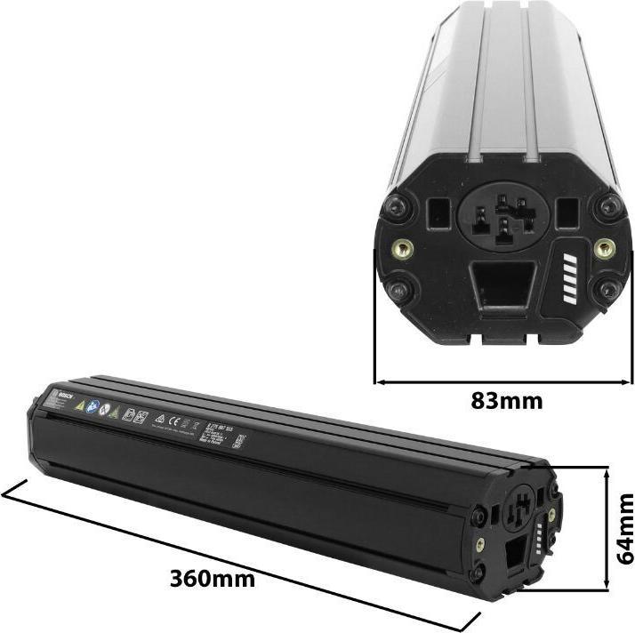 Image du produit Bosch eBike PowerTube 400 Active/Performance horizontal BBP282 (400 Wh, Batterie pour vélo électrique)
