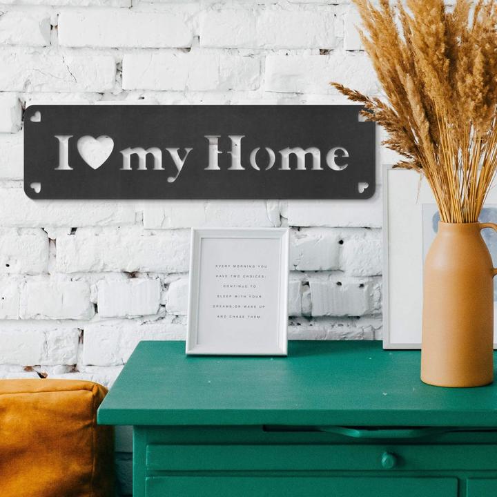 Produktbild Trenddeko I love my home (50 x 13 cm)