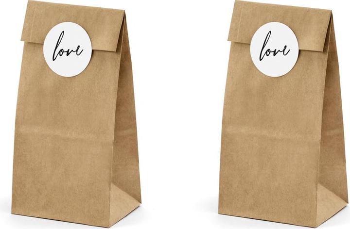 Image du produit Partydeco Treat bags, kraft (1 pt / 6 pc.) (1 x)