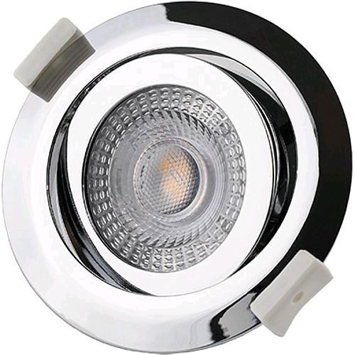 Immagine prodotto Mlight Faretto LED da incasso Ra905W 3000K, cromo 230V, Abstr 38, orientabile, dimmerabile (380 lm)