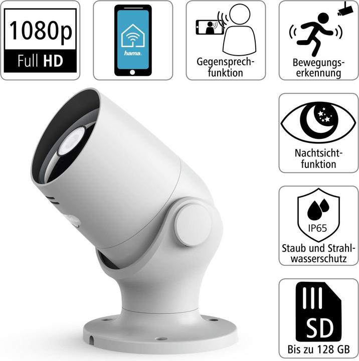 Actual product image Hama Surveillance camera (1920 x 1080 Pixels)