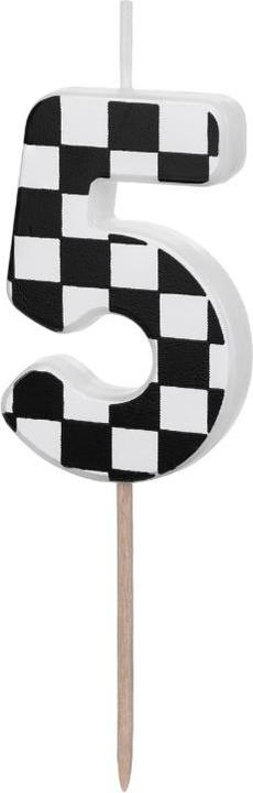Produktbild Partydeco Kerze Figur Damier - 5 (1 x)
