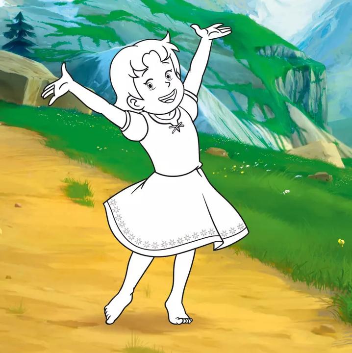 Produktbild Ravensburger Heidi: Mein Malblock (Deutsch, Studio 100 Media GmbH, 2021)
