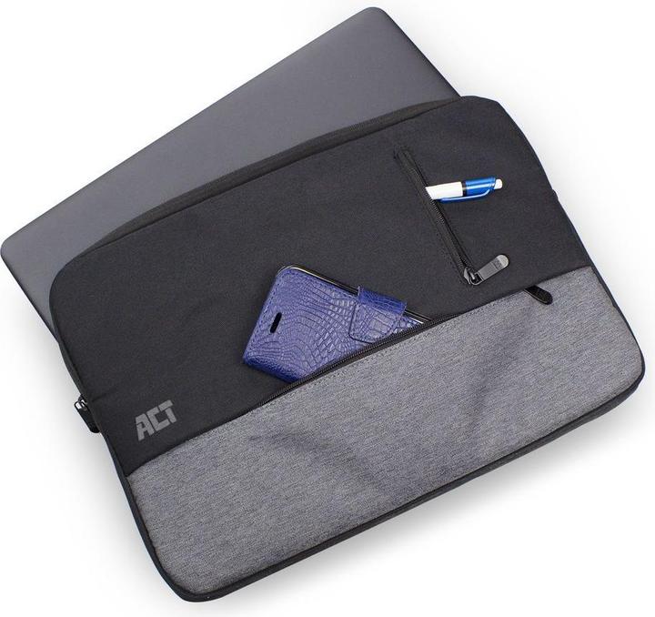 Image du produit Urban, housse pour ordinateur portable 14.1 inch, noir/gris (14.10", Universel)
