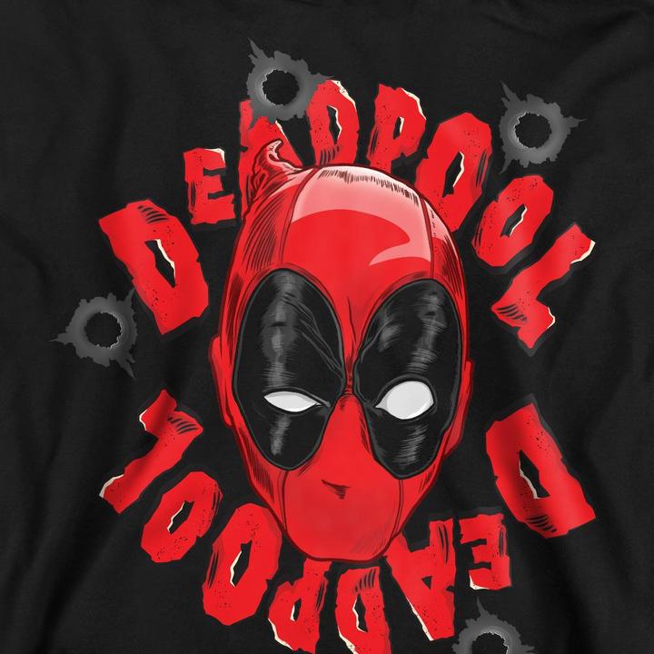 Actual product image Deadpool Unisex Adult Head Sweatshirt (XL)