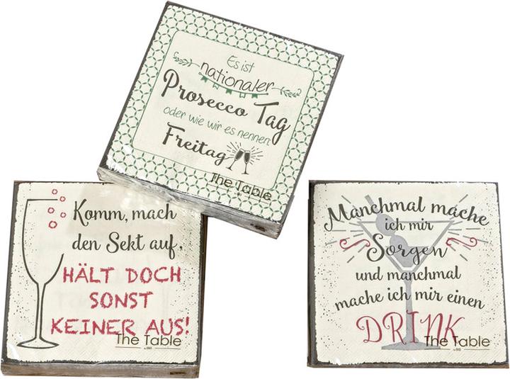 Boltze Home Cocktailservietten (25 x, 25 x 25 cm)