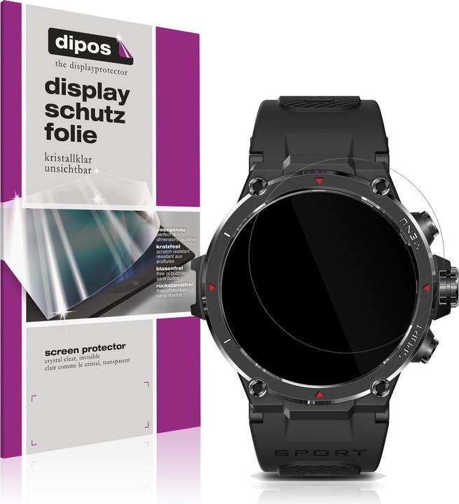 Image du produit Dipos Film de Protection d’écran Crystalclear pour Kuzo F1-S 1.3 Zoll