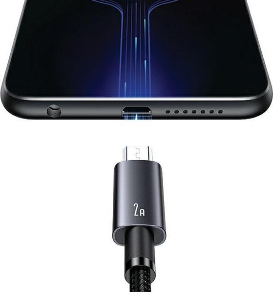 Immagine prodotto Usams Cavo USB na Micro-USB 2A 2m a ricarica rapida stalowy/tarnish SJ670USB01 (US-SJ670) (2 m, USB 2.0)