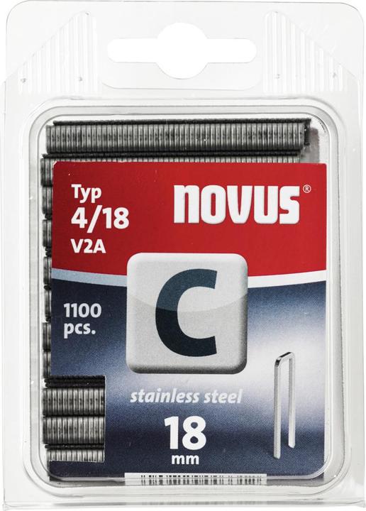 Image du produit Novus Pinces à dos étroit 4/18 V2A