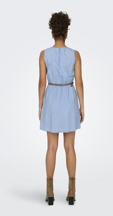 Produktbild Only Normal geschnitten Rundhals Breite Träger Kurzes Kleid Jeanskleid (XS)