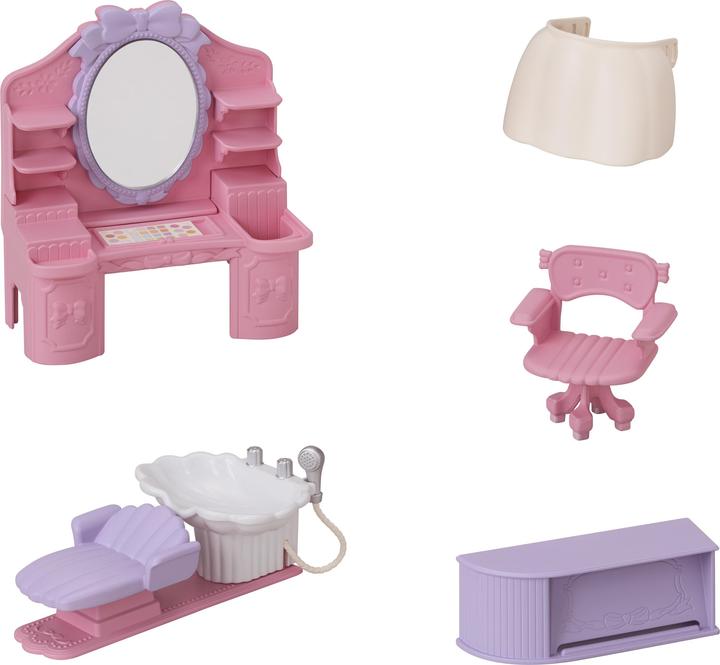 Actual product image Sylvanian Families Pony's Stylish Hair Salon