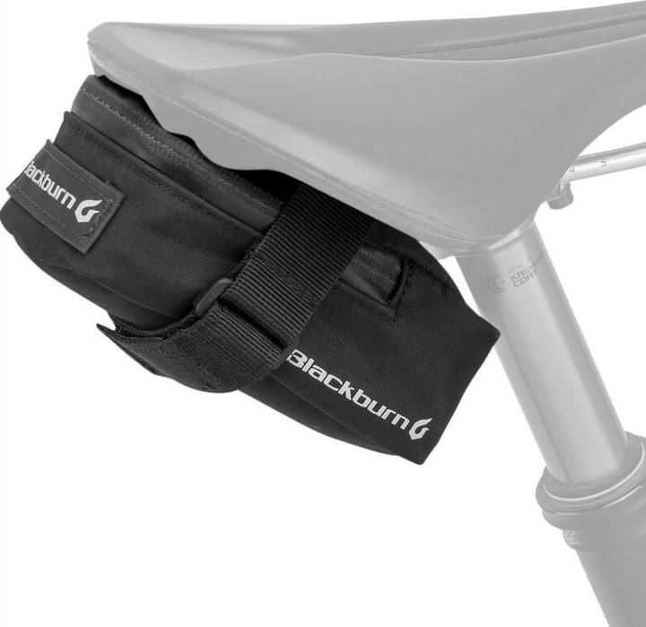 Actual product image Blackburn Grid Mtb Seat Bag Schwarz, Wasserdicht, Reflektierend (Luggage carrier bag)
