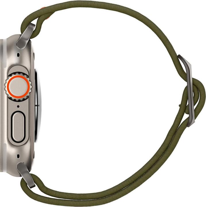 Actual product image Spigen Fit Lite Band for Apple Watch Series 42, 44, 45, 49 mm - khaki (42 mm, 44 mm, 45 mm, 49 mm, Nylon, Fabric, Stainless steel)
