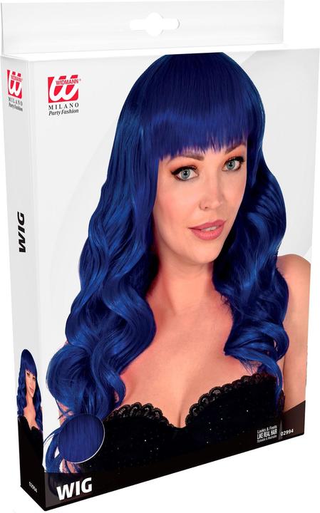 Produktbild Widmann Perücke Bella Blau lange Haare