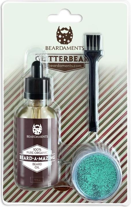 Image du produit Beardaments Glitter Beard Green (30 ml)