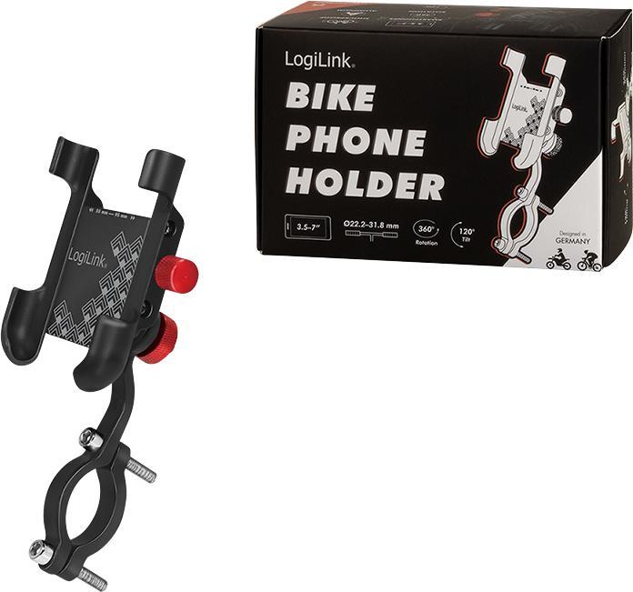 Image du produit LogiLink Support vélo pour smartphone, droit, pour smartphones 3,57