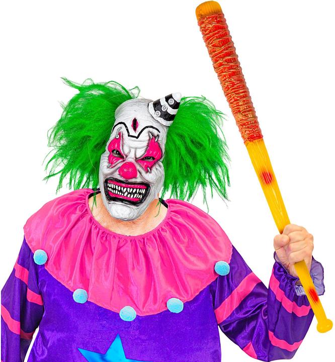 Image du produit Widmann Killer Clown batte de baseball avec fil de fer barbelé 80cm