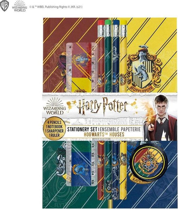 Actual product image Cinereplicas Harry Potter - Hogwarts Houses Writing Set