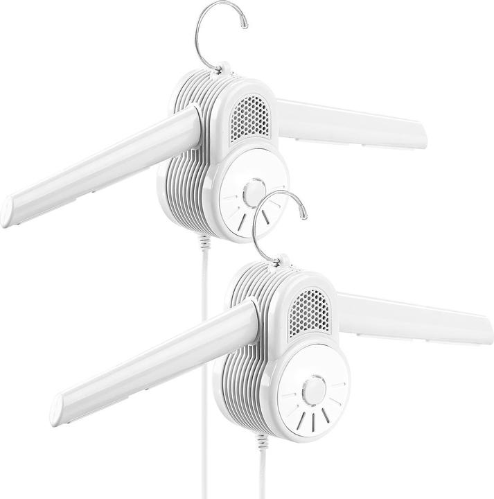 Actual product image Sichler Set of 2 Clothes Dryer Hangers with Hot Air & Cold Air Blower (2 x)