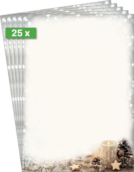 Produktbild Sigel Weihnachtsbriefpapier (25 Stk.)