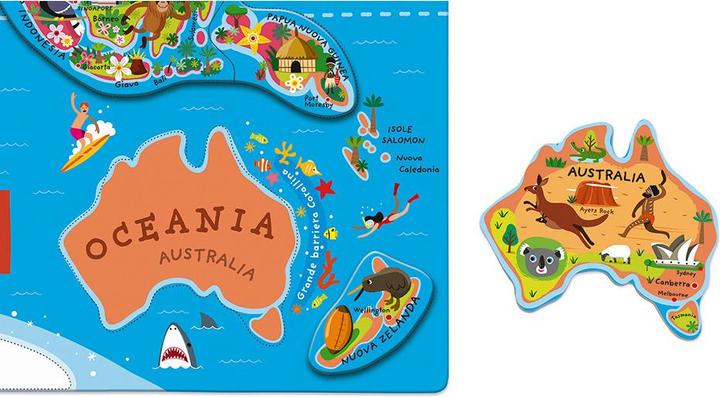 Image du produit Janod Carte du monde IT (92 pièces)