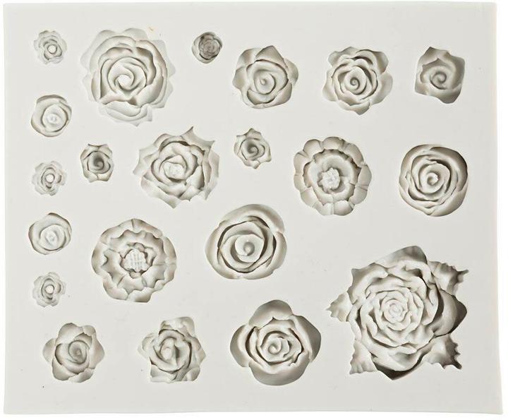 Produktbild Creativ Company Versiegelung Giessformen Silikon Rosen Motiv
