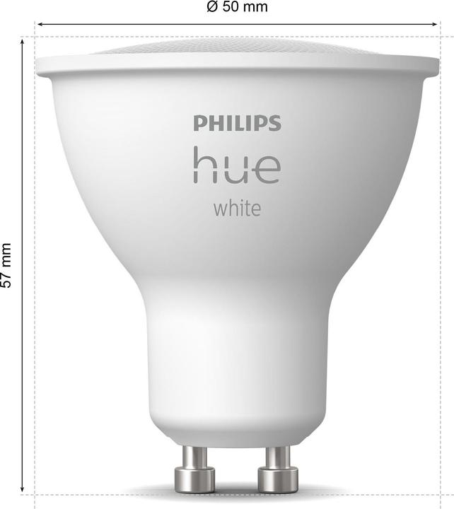 Actual product image Philips Hue 4.2W GU10 1P (GU10, 4.20 W, 400 lm, 1 x, E)