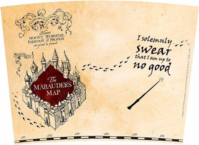 Actual product image ABYstyle Harry Potter: Marauder's Map - Karte des Rumtreibers (355 ml, 1 x)