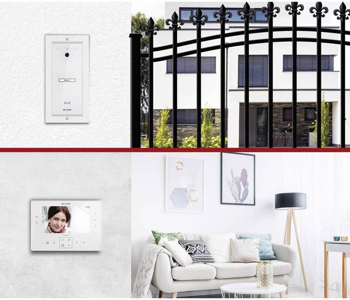 Actual product image Bellcome Video door phone d 7" kit 1 family (Cable)