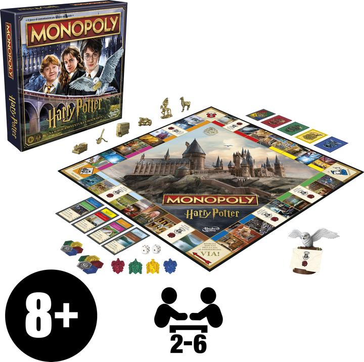 Produktbild Hasbro Gaming Monopoly Harry Potter (Italienisch)