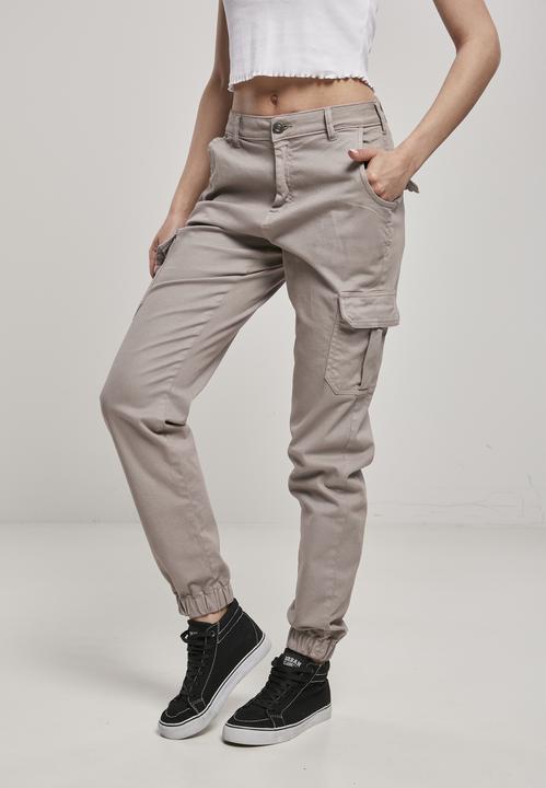 Actual product image Urban Classics Ladies High Waist Cargo Pants (32)