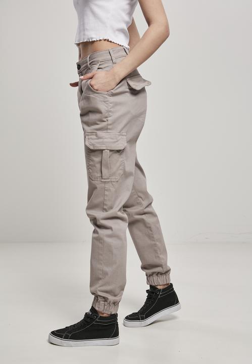 Actual product image Urban Classics Ladies High Waist Cargo Pants (32)