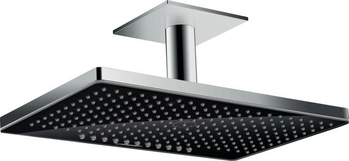 Produktbild hansgrohe Rainmaker Select 460 2jet Kopfbrause mit Deckenanschluss weiss/chrom : Farbe - Schwarz/Chro (2 Strahlarten, 21 l/min)