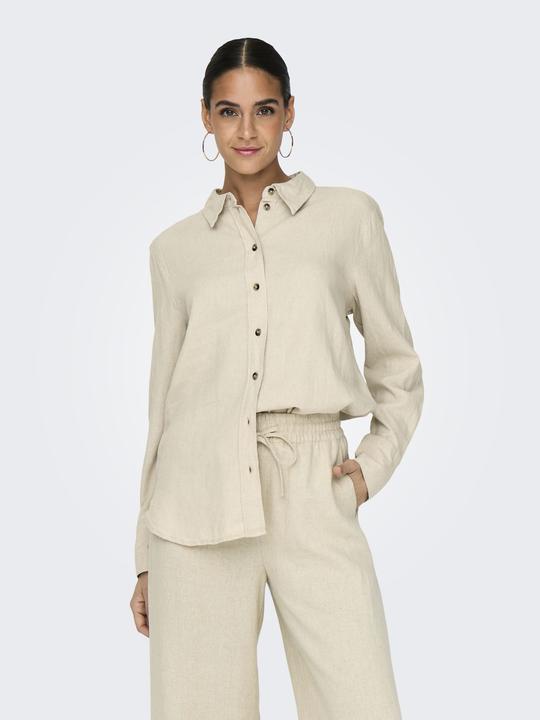 Actual product image JdY Loose fit Shirt collar Sleeve cuffs with button Voluminous sleeve cut Shirt Shirt (M)