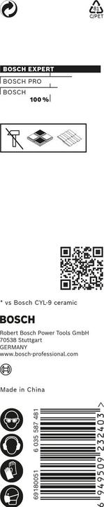 Image du produit Bosch Professional Zubehör Foret EXPERT HEX-9 HardCeramic, 4 x 90 mm (4 mm)